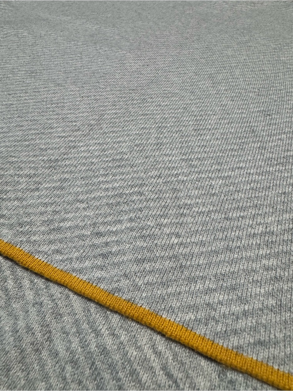 Zaket & Plover Neru Collar Sweater S Grey Cotton Cashmere Mandarin Mock Jumper - Picture 7 of 9